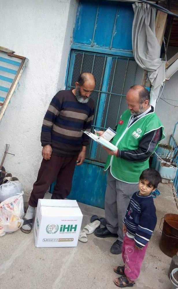 Yozgat İhh’dan İhtiyaç Sahibi Ailelere Gıda Yardımı