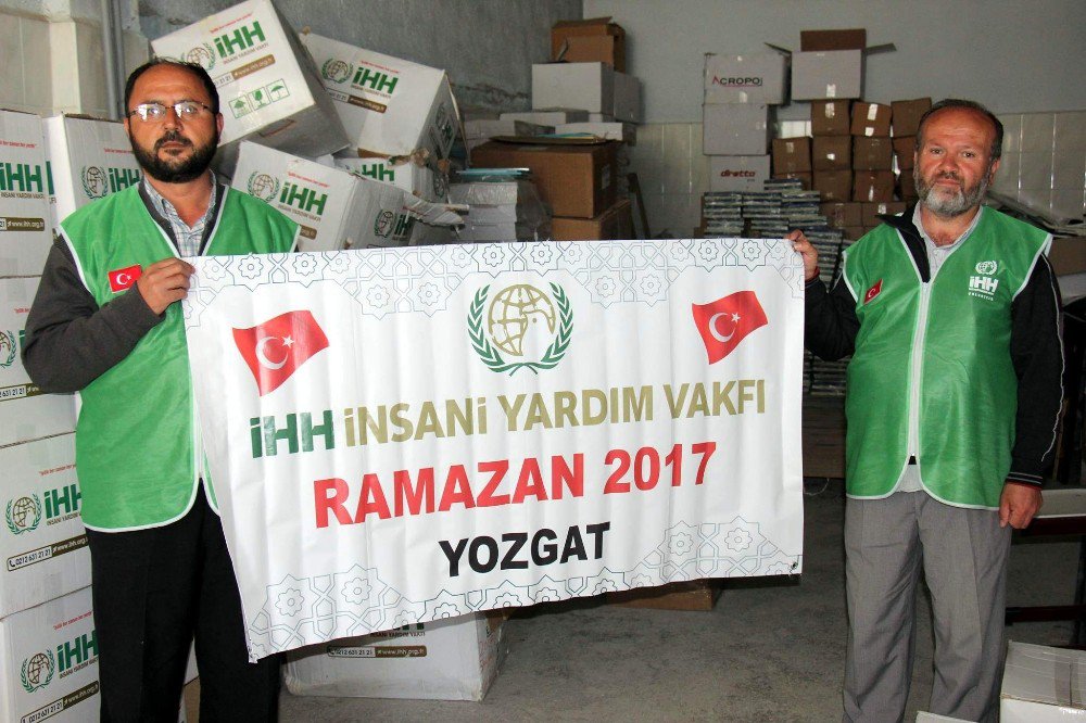 Yozgat İhh’dan İhtiyaç Sahibi Ailelere Gıda Yardımı