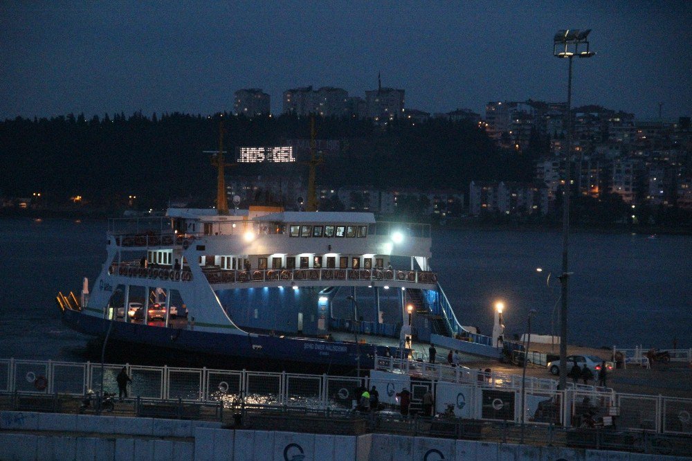 Çanakkale Boğazı Ramazan’a Işıl Işıl Girdi