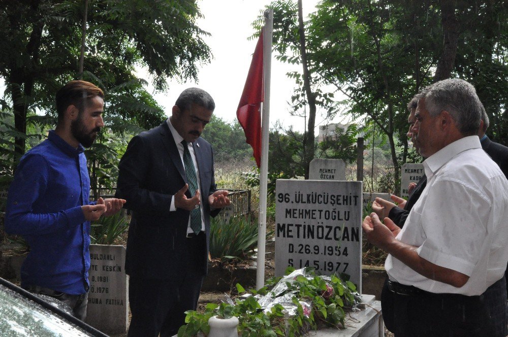 Başkan Alıcık Ülkücü Şehitleri Kabirleri Başında Andı