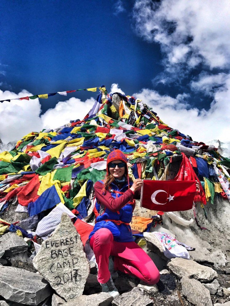 Türk Bayrağı Everest’te Dalgalandı