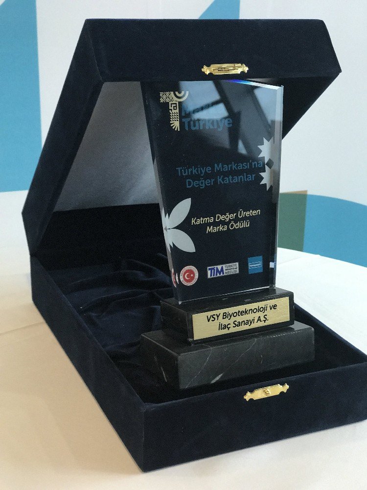 ’Türkiye’nin Katma Değer Üreten Marka’ Ödülü, Vsy Biotechnology’nin Oldu