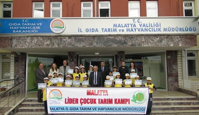 Malatya’da ‘Lider Çocuk Tarım Kampı’ Düzenlendi