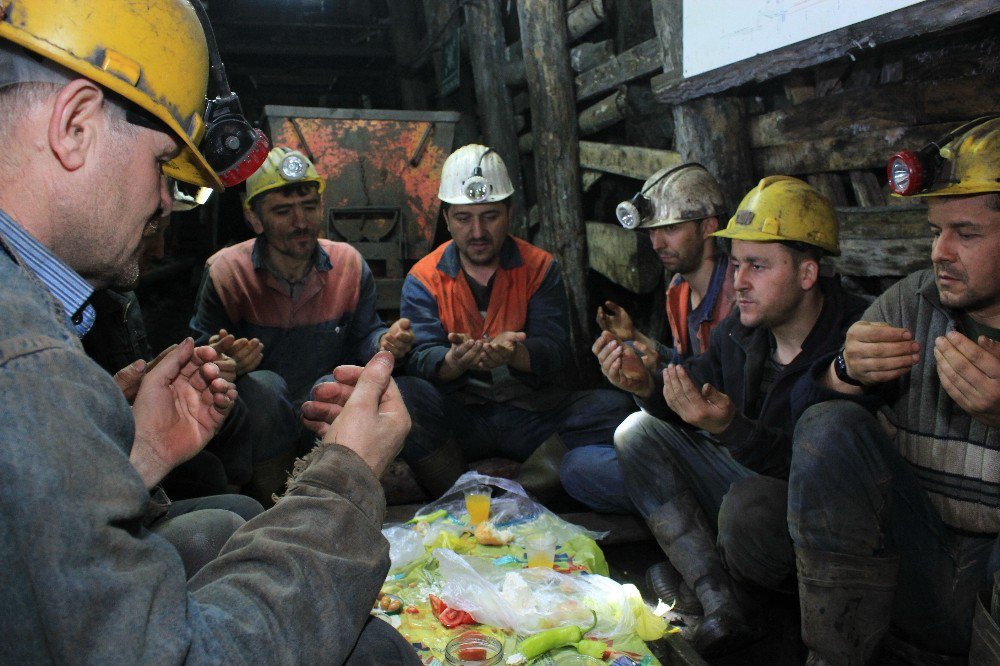 Zonguldak’ta Yerin 200 Metre Altında İlk Sahur