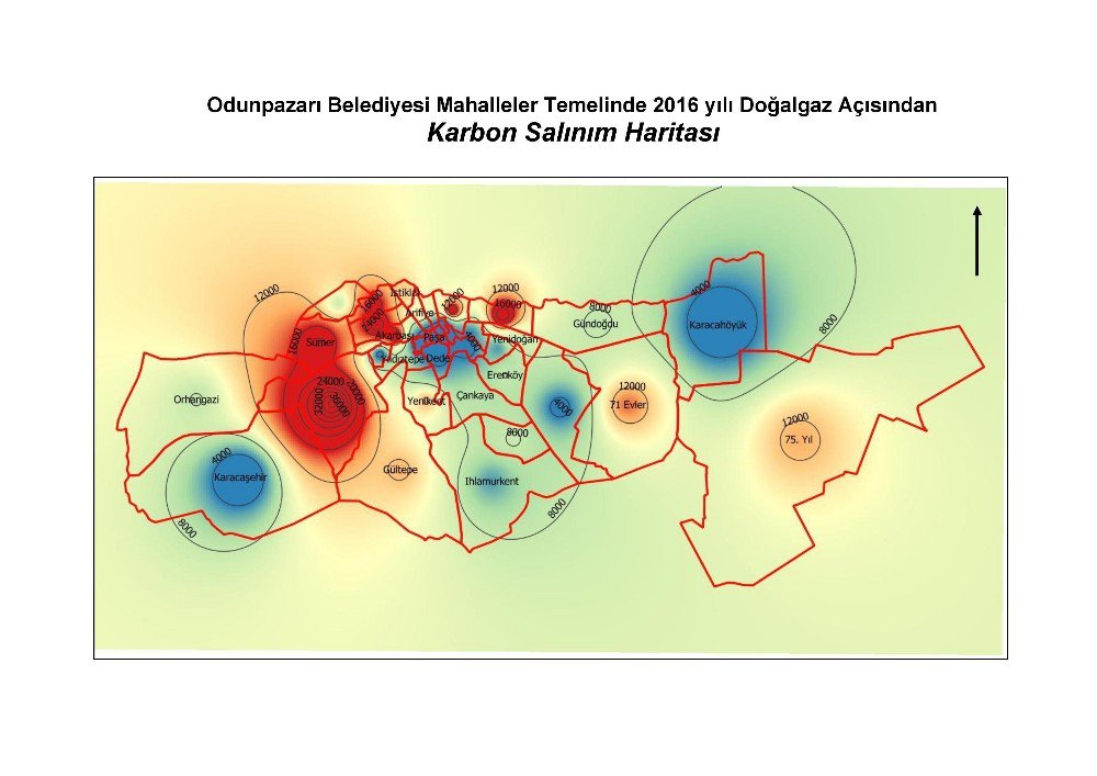 Odunpazarı’nın Karbon Salınım Haritası Hazırlandı