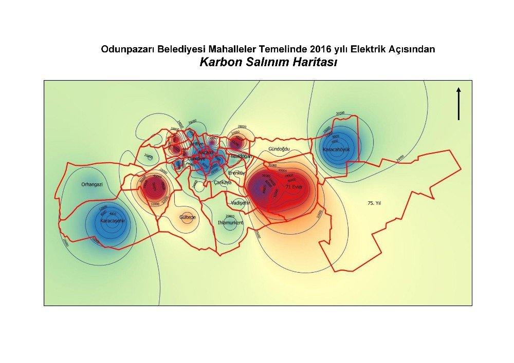 Odunpazarı’nın Karbon Salınım Haritası Hazırlandı