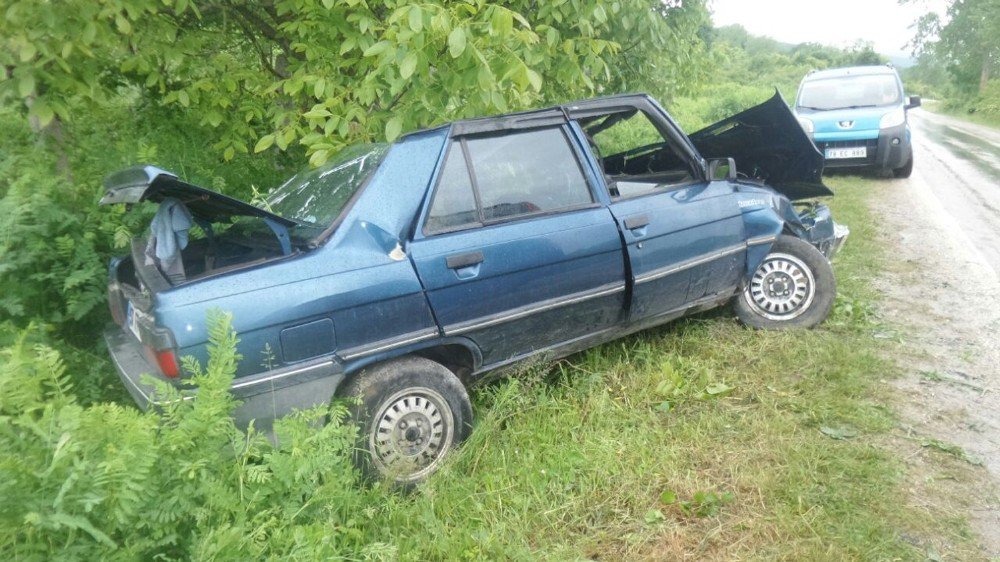 Sinop’ta Trafik Kazası: 1 Yaralı