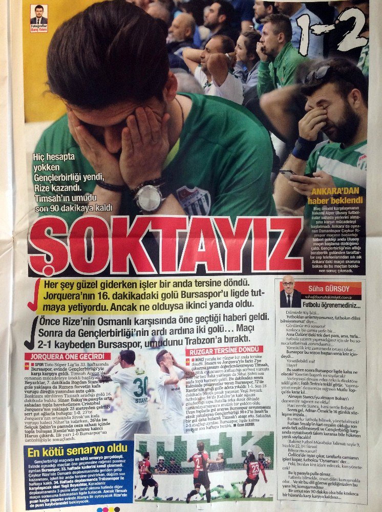 Bursa Yerel Basınının Bursaspor Öfkesi