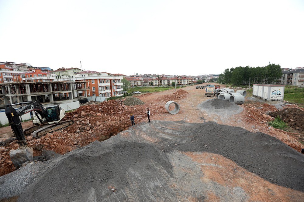 Yavuz Selim Caddesinde Altyapı Çalışmaları Sürüyor