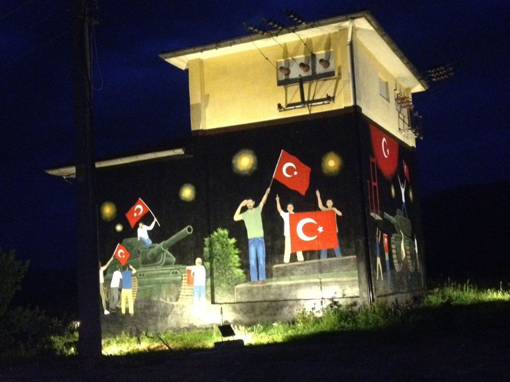 “15 Temmuz” Trafolara Resmediliyor