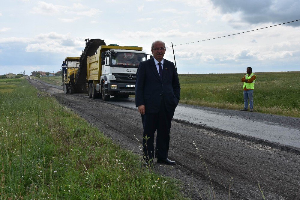 Başkan Albayrak Yol Çalışmalarını Yerinde İnceledi