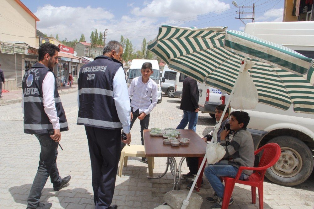 Başkale’de Çiğköfte Denetimi