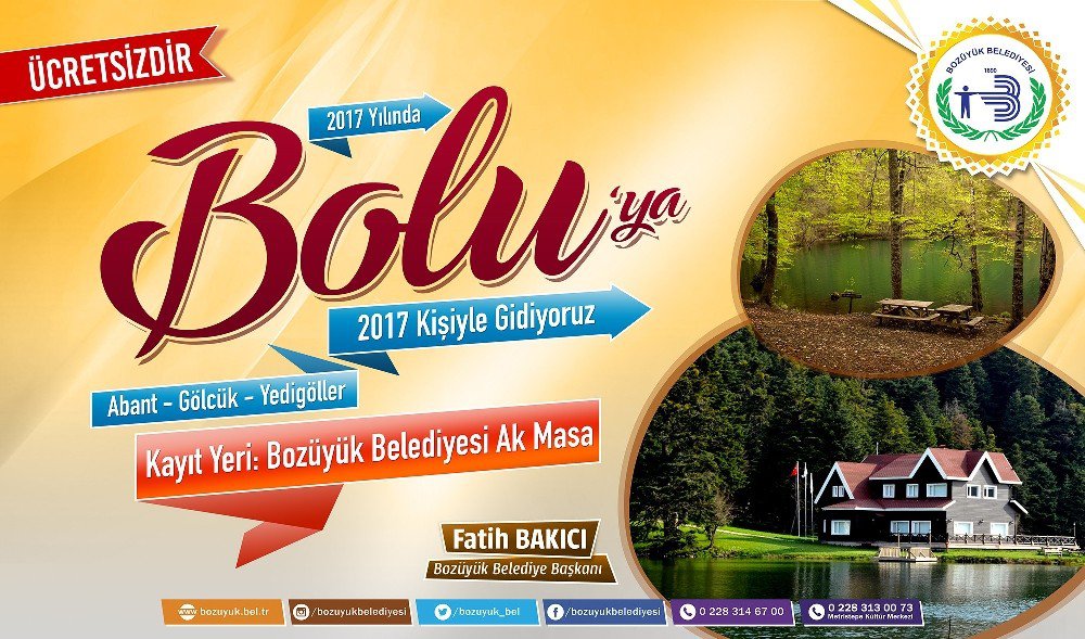 Bozüyük Belediyesi Bolu Abant Kültür Turları İçin Başvurular Başladı