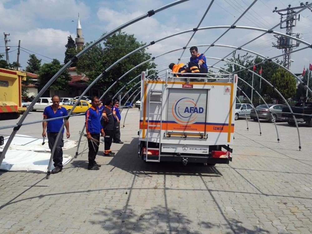 Çanakkale Afad Manisa’daki Deprem Bölgesinde