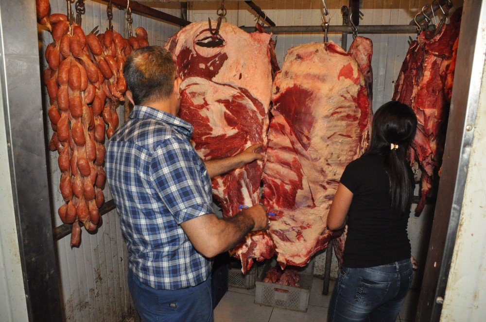 Nazilli’de Zabıta Ve Sağlık Birimleri Kasapları Denetliyor