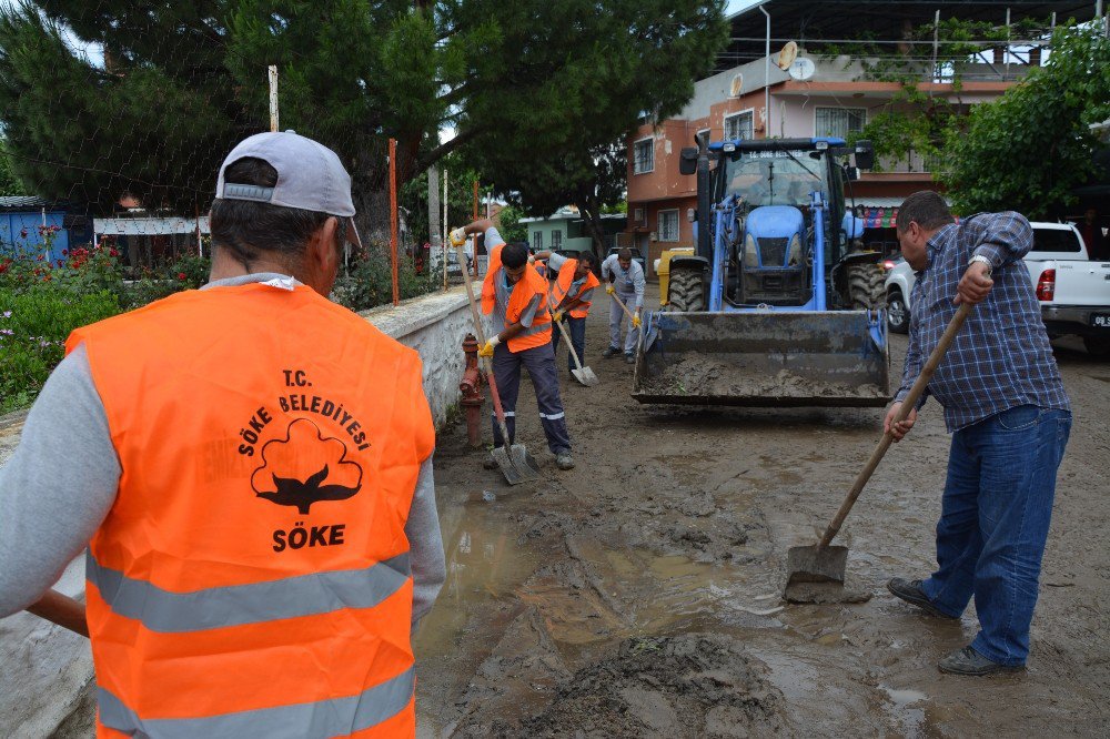 Bağarası’nda Taşkının Yaraları Sarılıyor