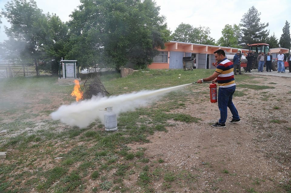 Muhtarlara Yangın Eğitimi