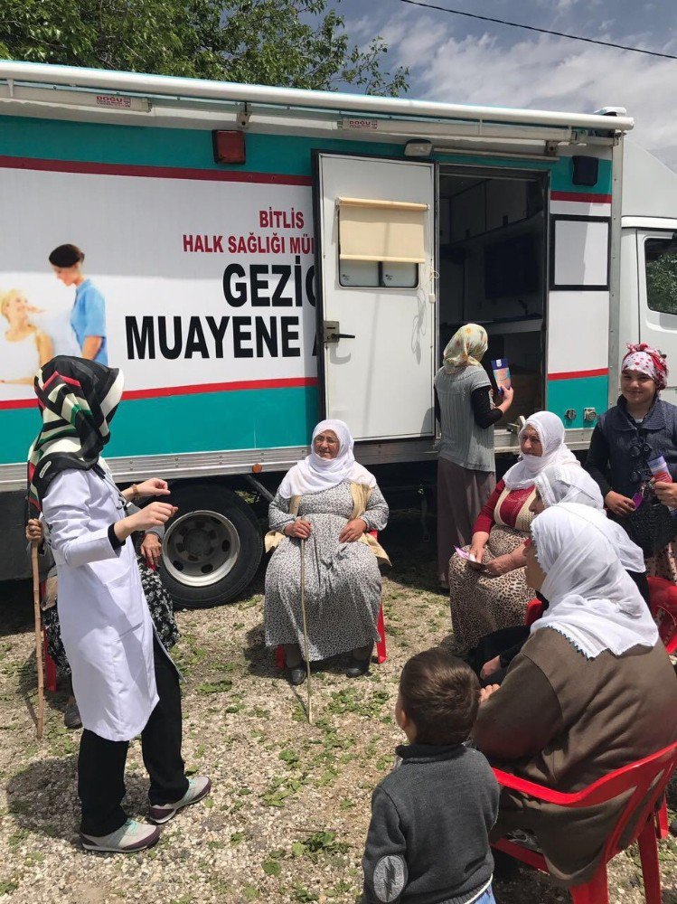 Bitlis’te Gezici Araçla Kanser Taraması