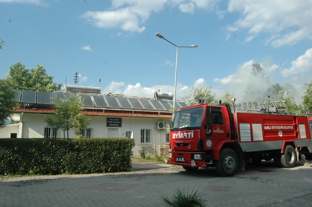 Dalaman’da Çatı Yangını