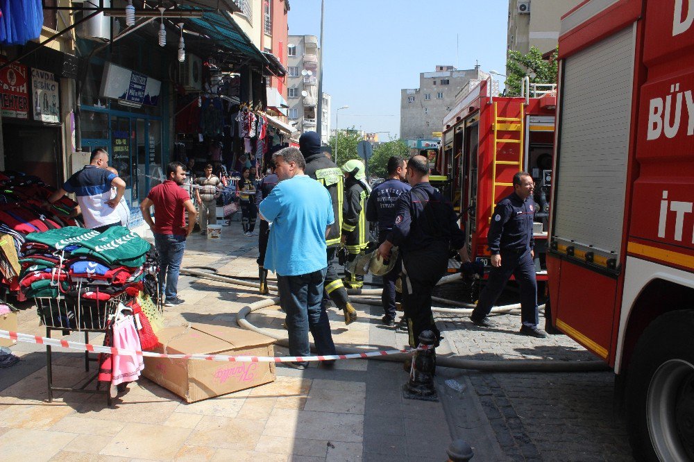 Denizli’de İş Yeri Yangını Paniğe Neden Oldu