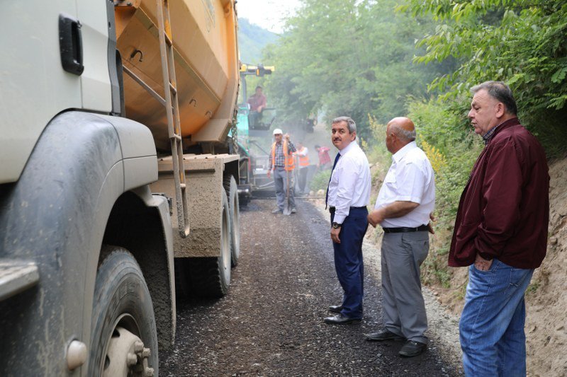 Fatsa’da Sıcak Asfalt Çalışmaları