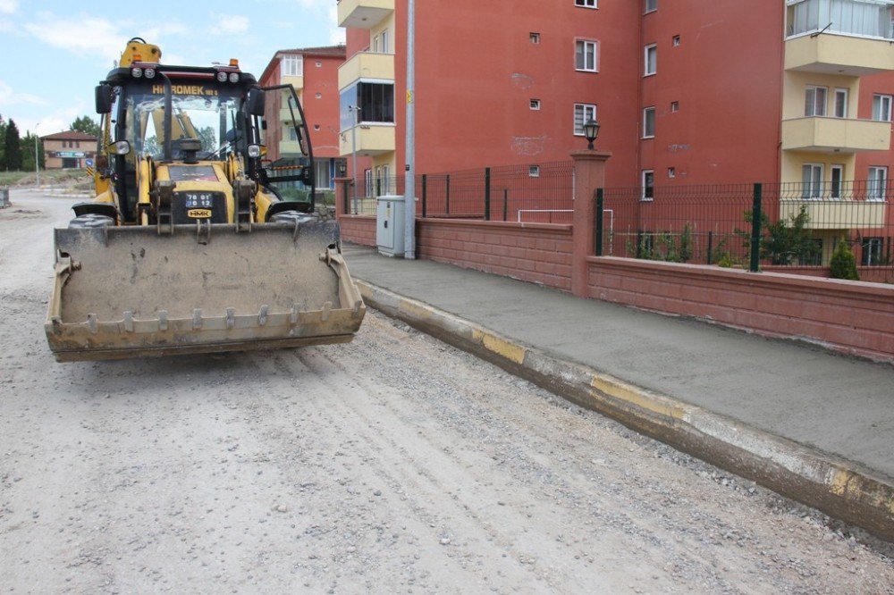 Safranbolu’da Asfalt Çalışmaları