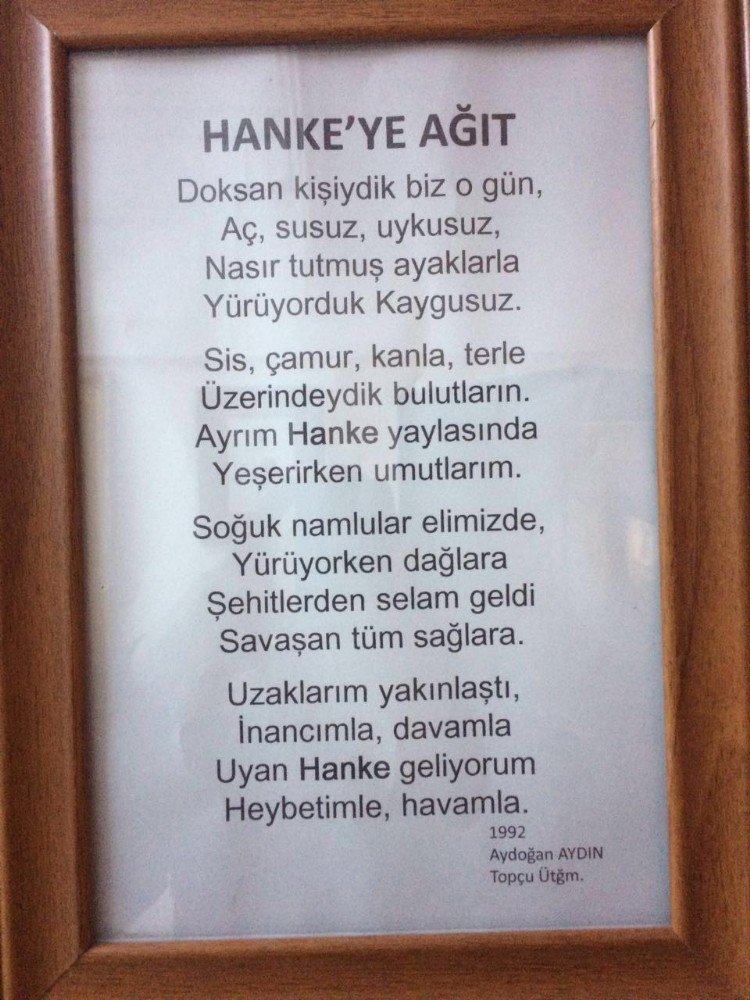 Şehit Komutandan Duygulandıran Şiir