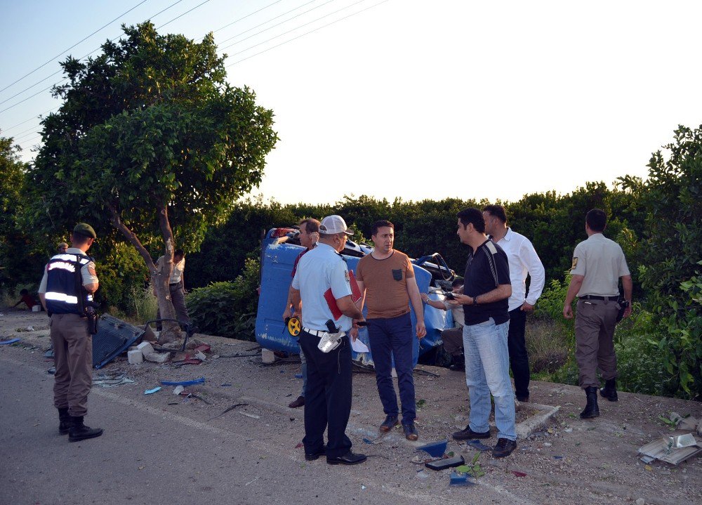 Kozan’da Askeri Araç Takla Attı: 8 Yaralı