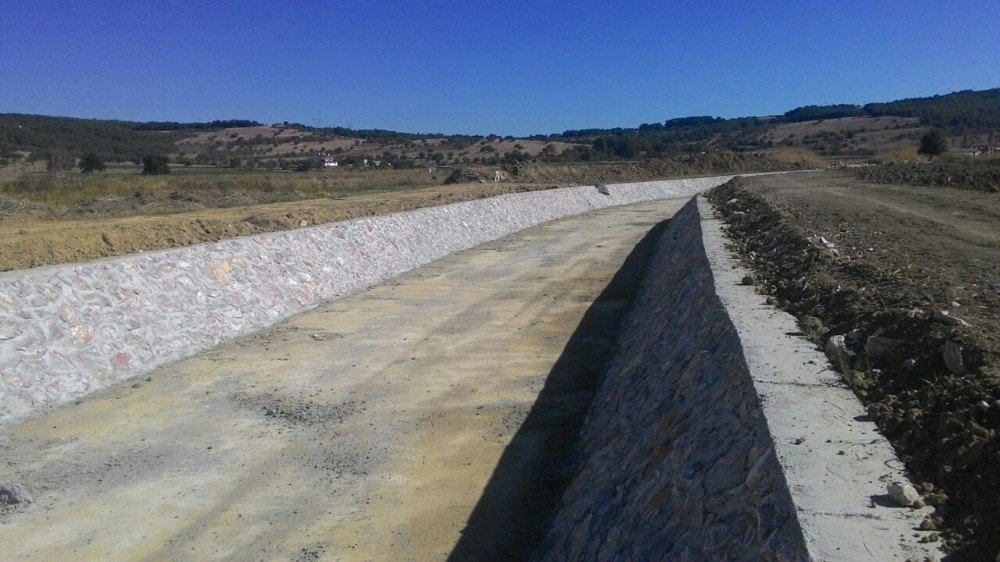 Çanakkale Eceabat Kilye Deresi Taşkın Kontrol İnşaatı Tamamlandı