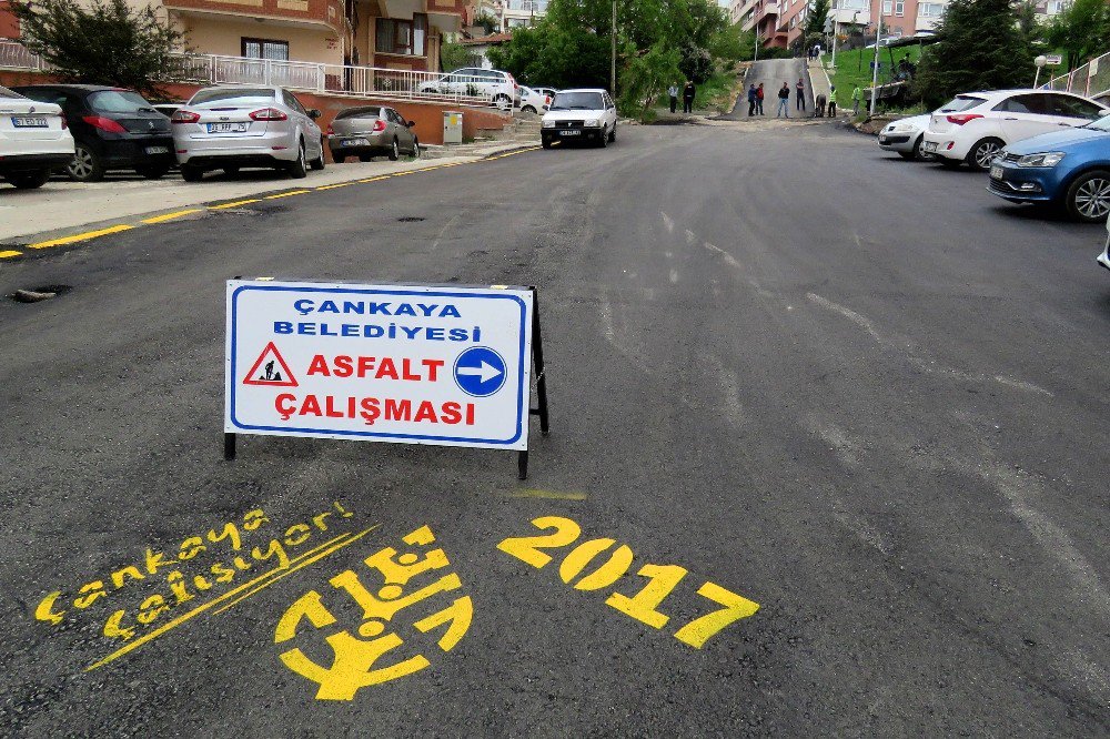 Çankaya Belediyesi Asfalt Sezonuna Hızlı Başladı