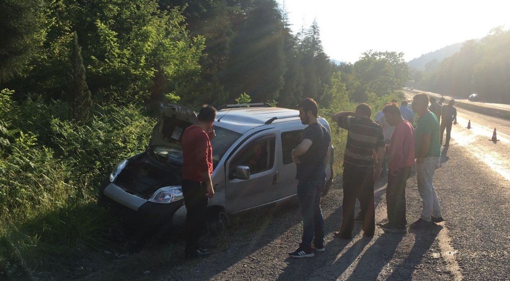 Zonguldak’ta Trafik Kazası 1 Yaralı