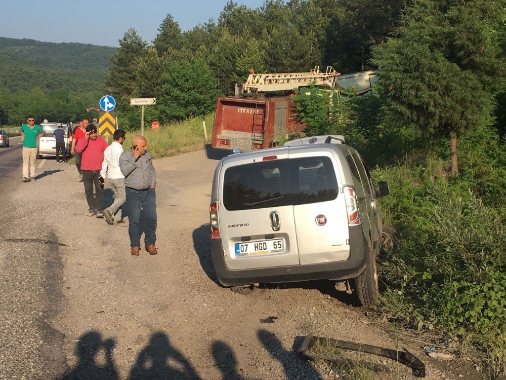 Zonguldak’ta Trafik Kazası 1 Yaralı