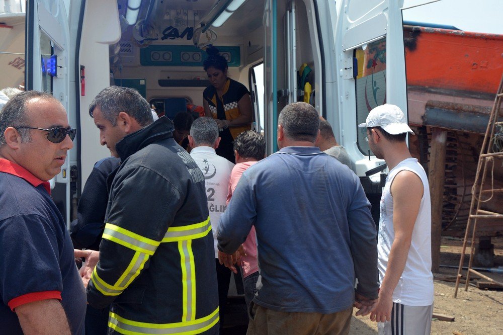 Sinop’ta Tersanede İş Kazası: 1 Yaralı