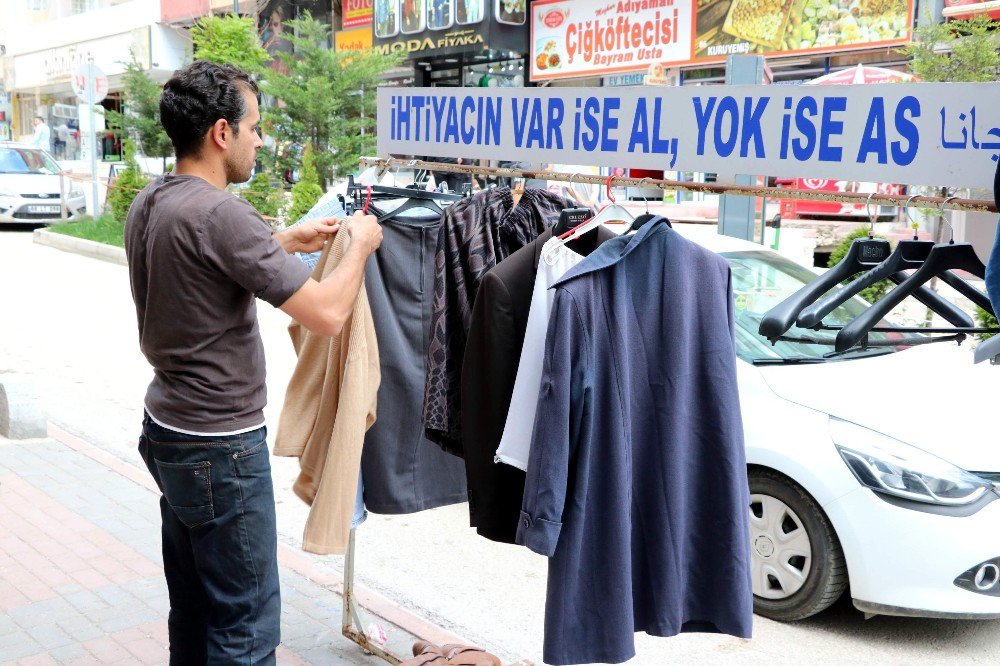 Yozgat’ta ’İhtiyacın Varsa Al, Yoksa As’ Kampanyası