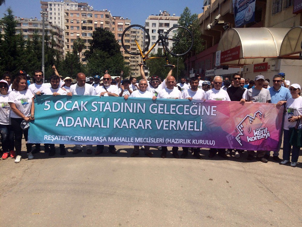 Adana’da Pedallar "5 Ocak Stadı" İçin Çevrildi