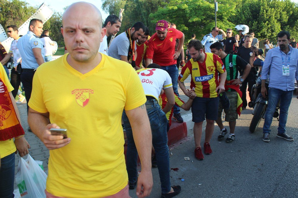 Eskişehir-göztepe Maçı Öncesi 1 Taraftar Yaralı