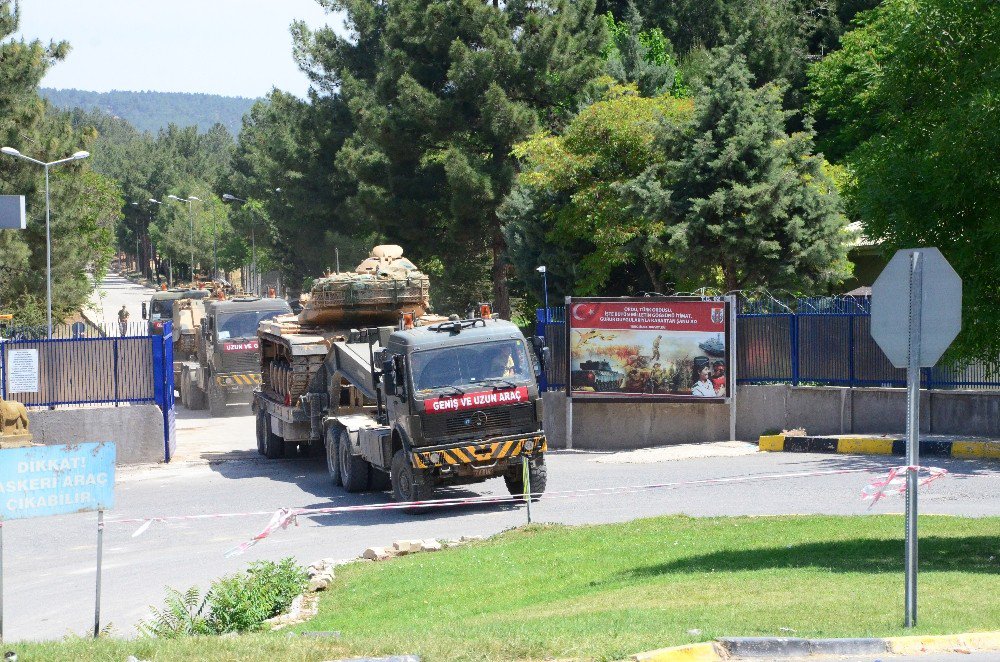 Şanlıurfa’ya Askeri Araç Ve Mühimmat Sevkıyatı