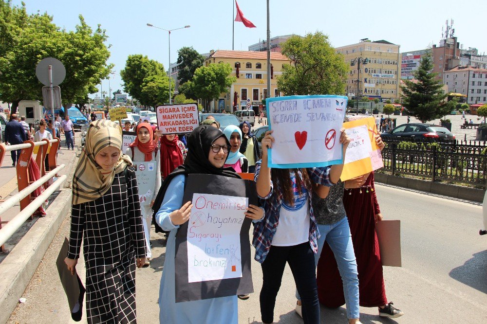 Öğrenciler Madde Bağımlılığına Karşı Yürüdü