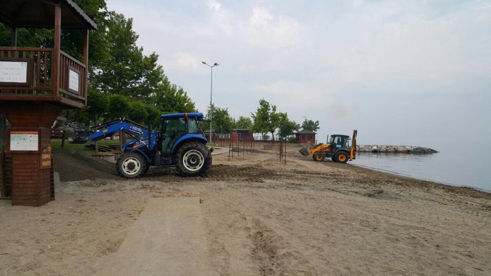 Altınkemer Plajı Yeni Sezona Hazırlanıyor