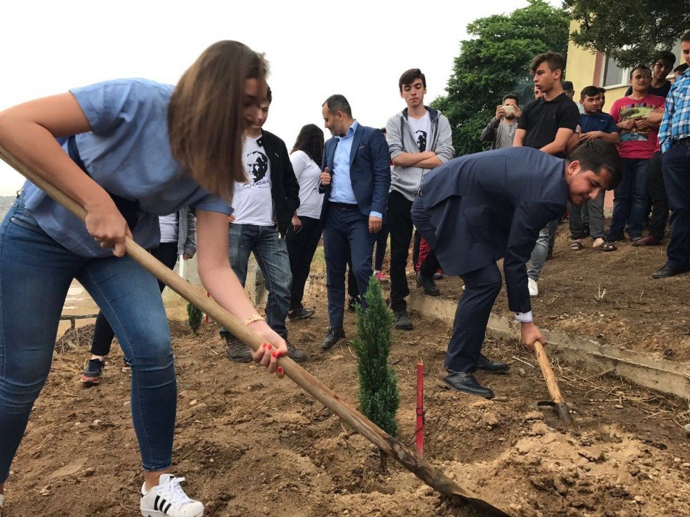 Chp’li Gençler Şehitler Anısına Fidan Dikti