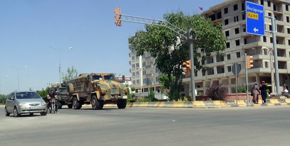 Kilis’te Zırhlı Araç Yoğunluğu