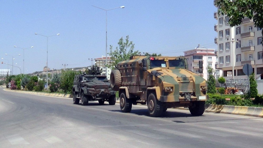 Kilis’te Zırhlı Araç Yoğunluğu