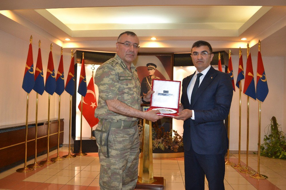 Asp İl Müdürü İlbaş, Jandarma Bölge Komutanı Alpar İle Bir Araya Geldi