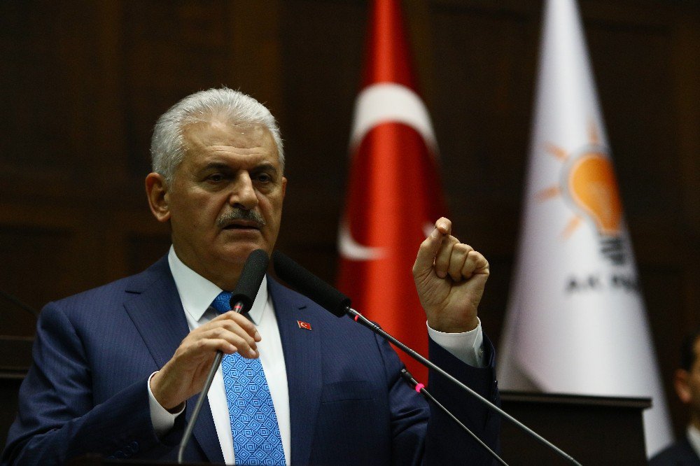 Başbakan Yıldırım, Genel Başkan Vekili Olarak İlk Kez Meclis Kürsüsünde