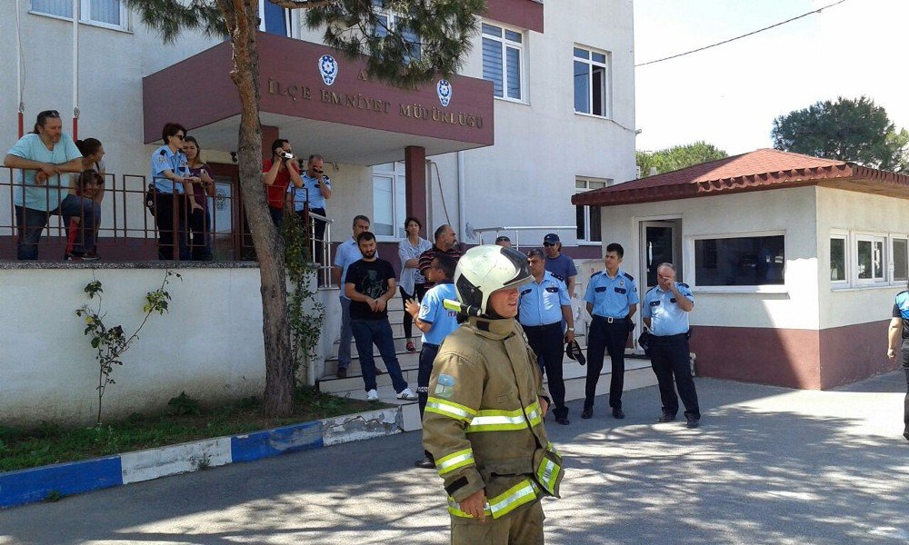 Ayvalık’ta Nefes Kesen Tatbikat