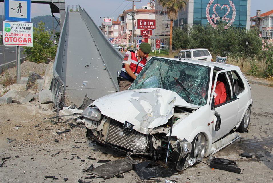 Edremit’te Korkutan Kaza