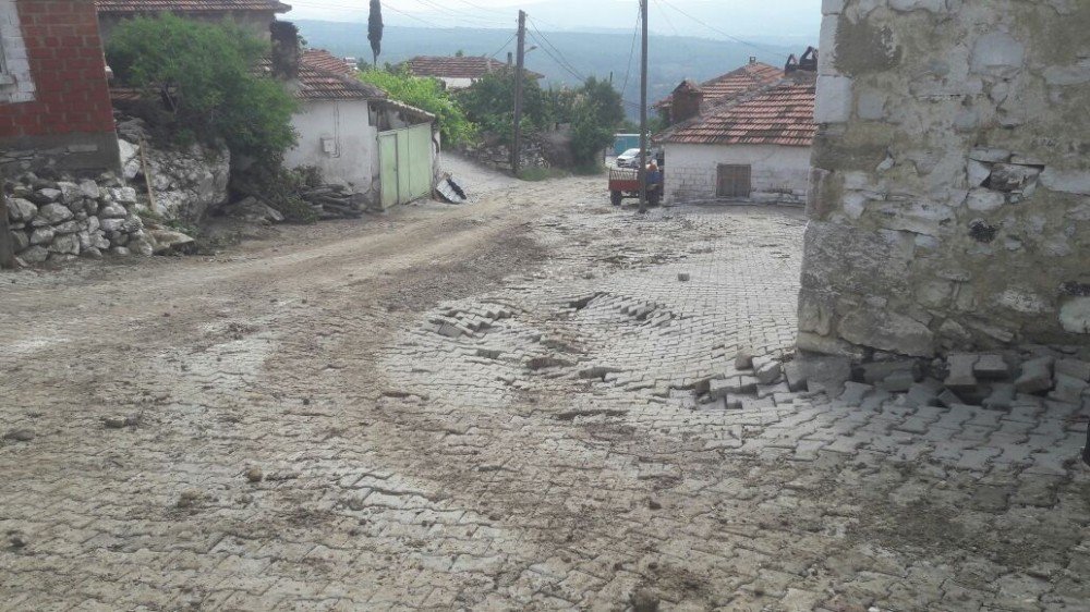 Yağıştan Zarar Gören Mahalleler İncelendi