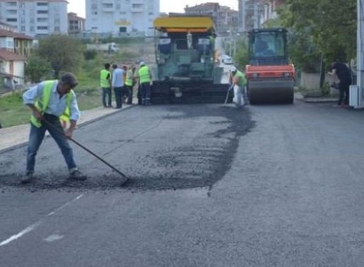 Safranbolu’da Asfalt Çalışmaları