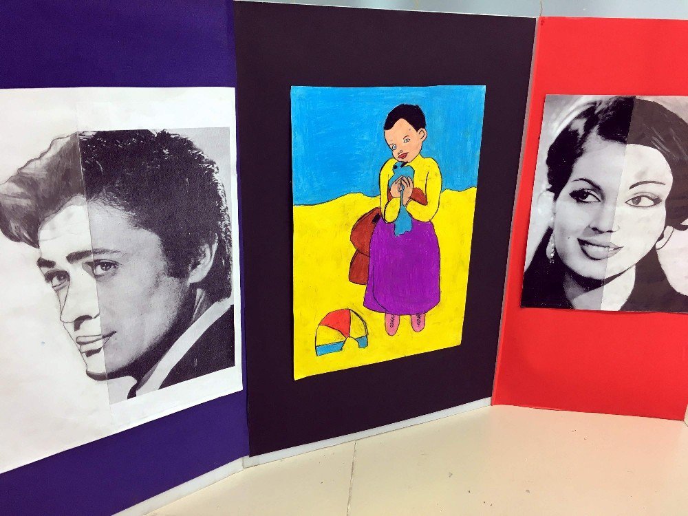 Yozgat’ta Öğrencilerden 15 Temmuz Resim Sergisi