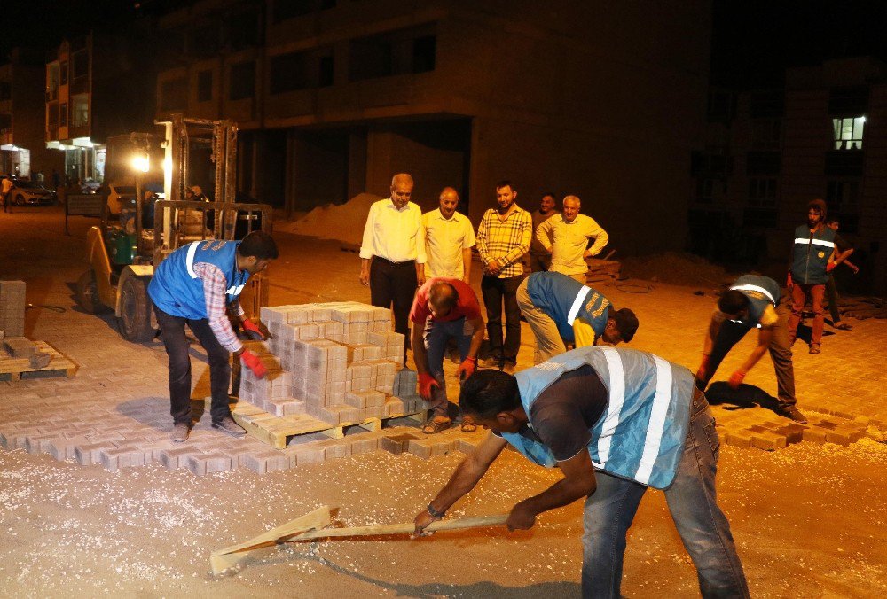 Başkan Demirkol’dan Çalışmalara Gece Denetimi